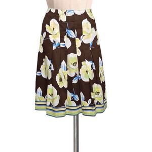 HAROLDS Harold's Colorful Print 100% Cotton Flower Skirt 6
